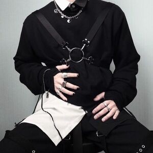verdamt vd original kpop silver hardware harness
